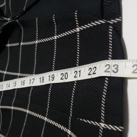 Windowpane-Print Single-Button Jacket - Picture 5 of 7